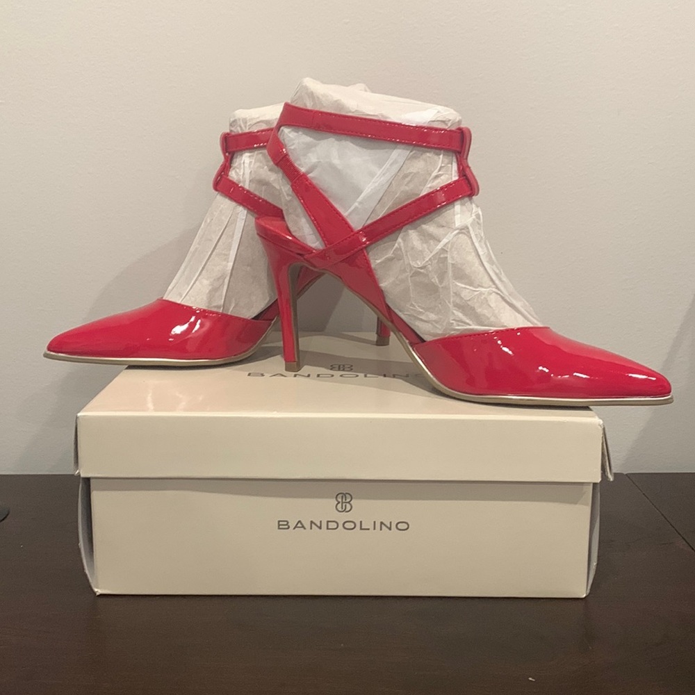 Lipstick red high heels